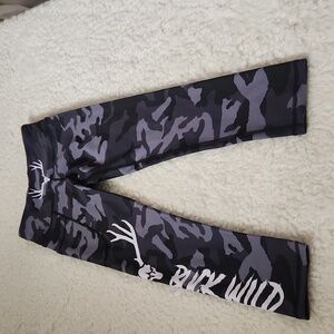 Buck Wild Camo Leggings With Pocket Size S
